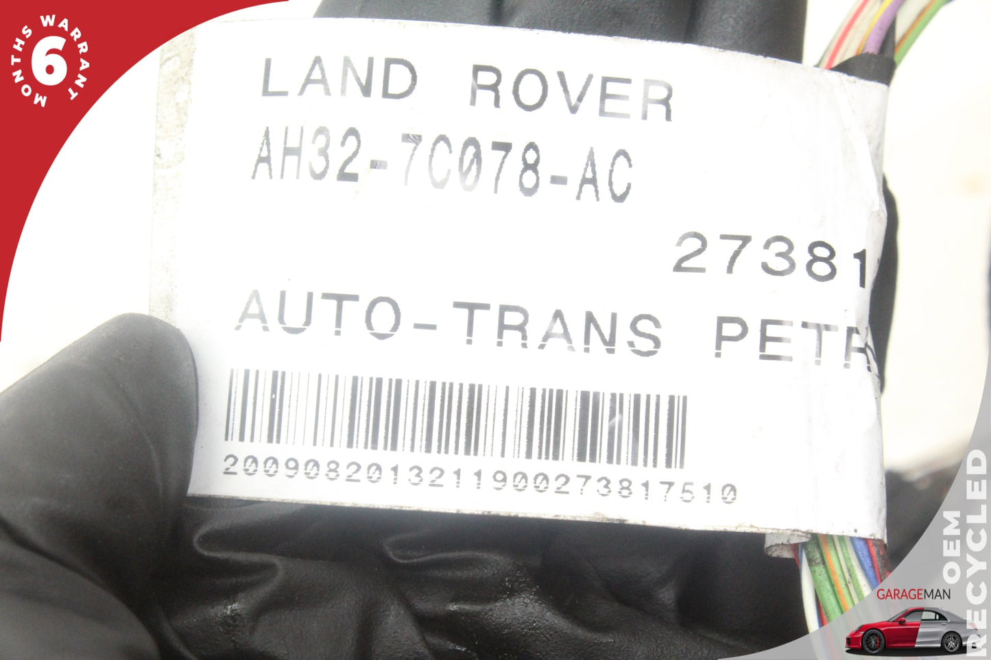 2010-2013 Land Rover LR4 SUV Transmission Wire Wiring Harness BH327C078AA OEM