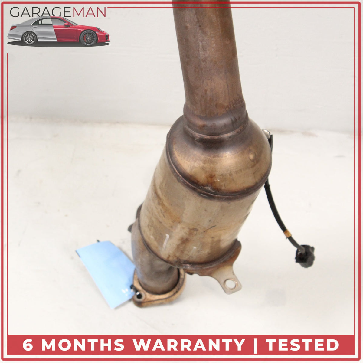 2011-2014 Mercedes W216 CL550 S550 Engine Exhaust Downpipe Resonator Set OEM