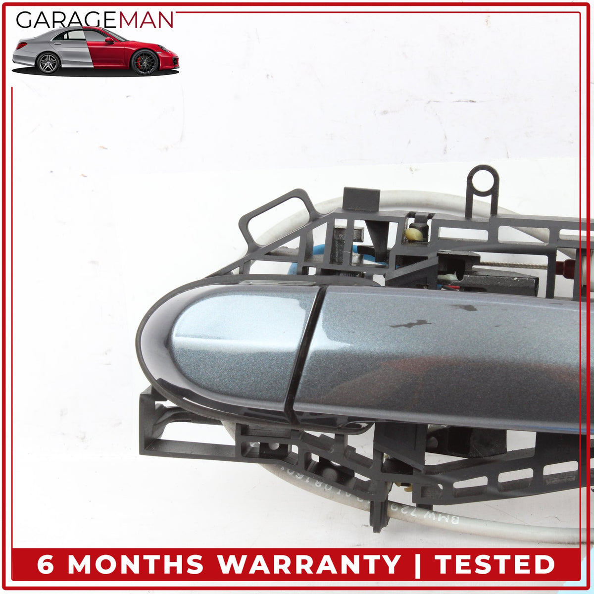 2014-2020 BMW 430i Gran Coupe Rear Left Side Exterior Door Handle Gray OEM