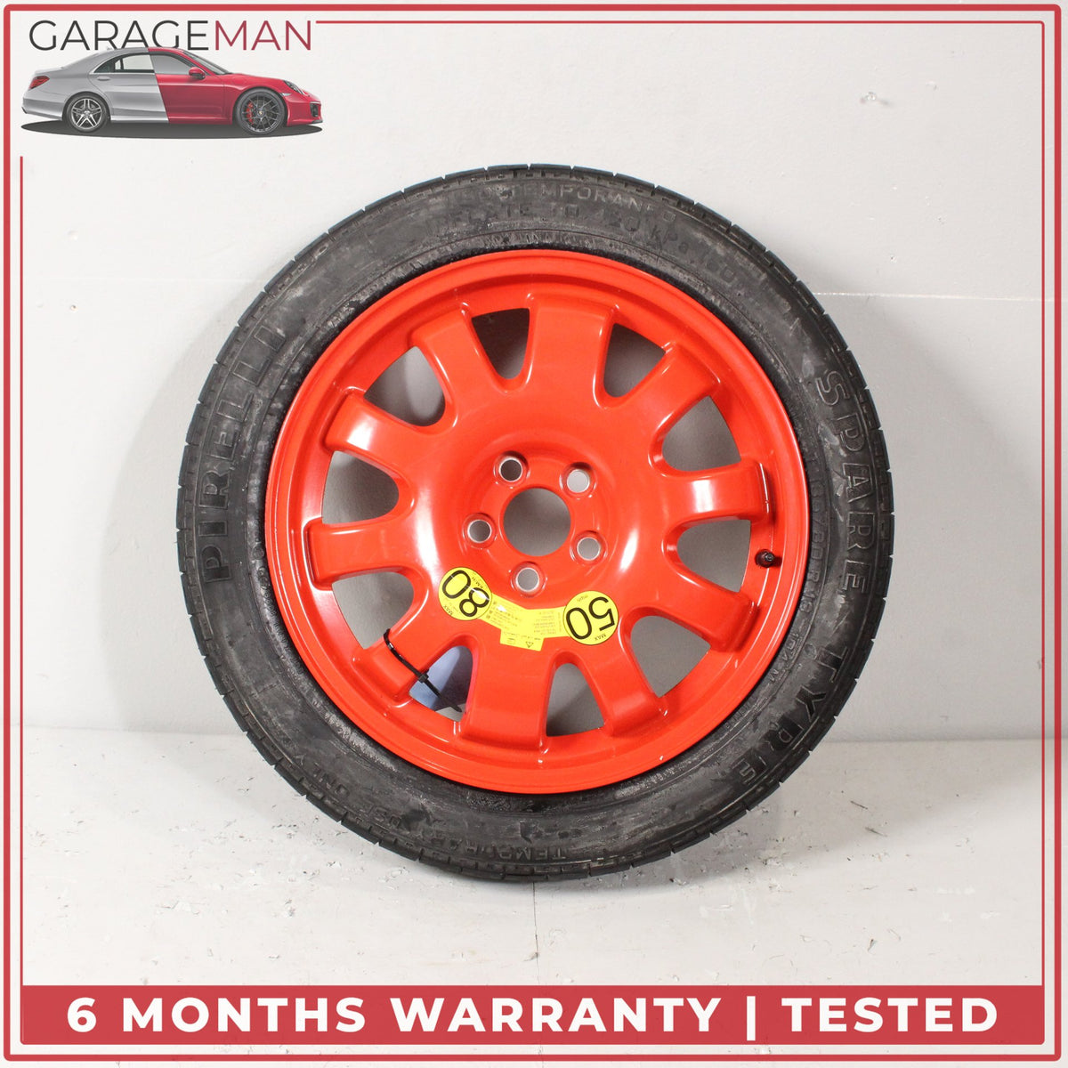 2004-2021 Jaguar XF X250 Emergency Spare Tire Wheel Donut Rim 2R831007RA OEM