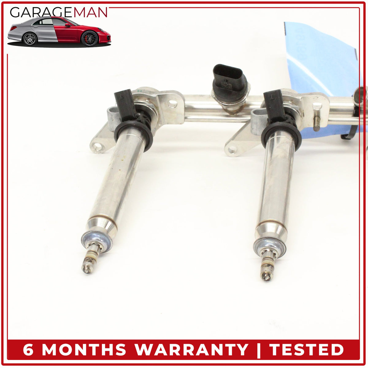 2011-2018 Mercedes X166 GL450 Fuel Injection Rail Line w/ Injectors Right Side