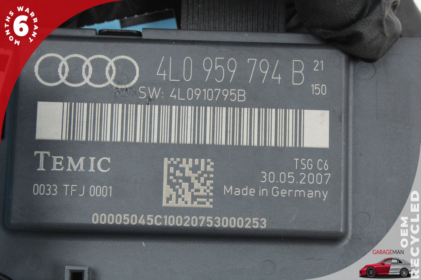 2007-2009 Audi Q7 Rear Right Side Door Control Module Unit 4L0959794B OEM