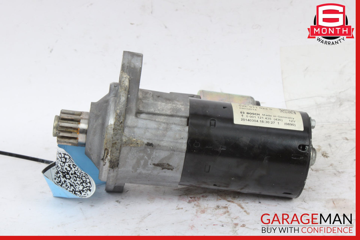 2008-2015 Audi TT 8J Convertible Engine Motor Starter 02E911023S OEM