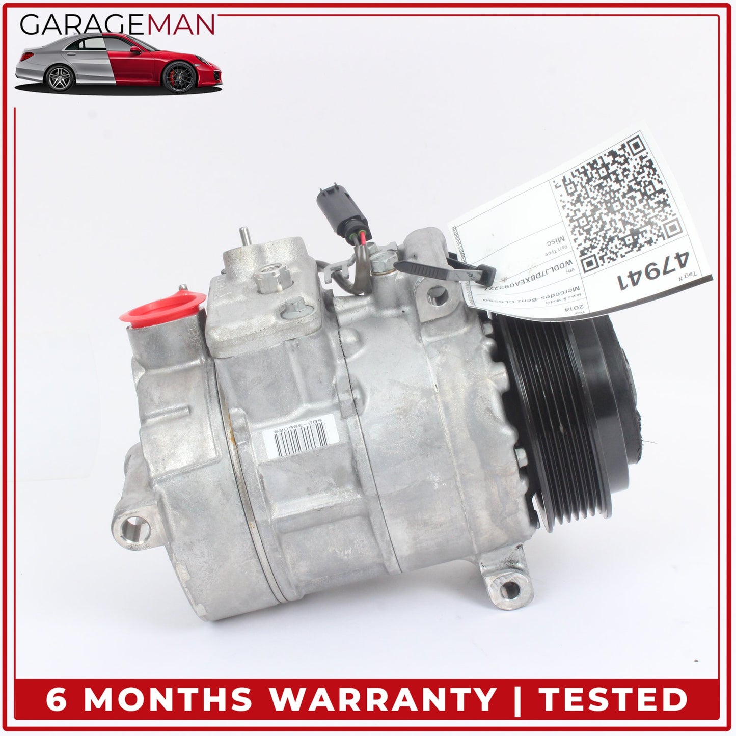 2012-2018 Mercedes-Benz CLS550 W218 AC A/C Air Conditioning Compressor 0022309711