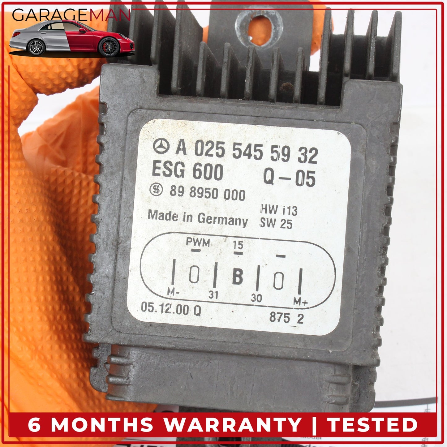 1997-2004 Mercedes R170 SLK320 Cooling Fan Control Module Unit 0255455932 OEM