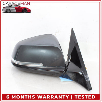 2014-2020 BMW 430i Front Right Side Door Rear View Mirror Gray Metallic OEM