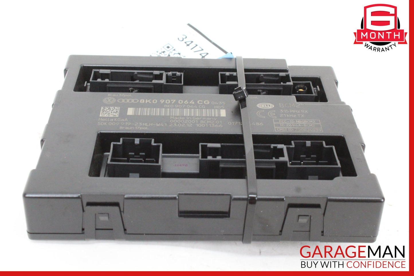 2009-2012 Audi A5 BCM Body Comfort Control Module Unit 8K0907064CG OEM