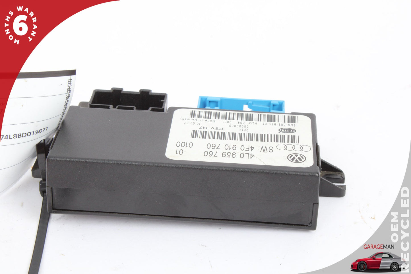 2007-2009 Audi Q7 Front Left Driver Side Seat Control Module 4L0959760 OEM