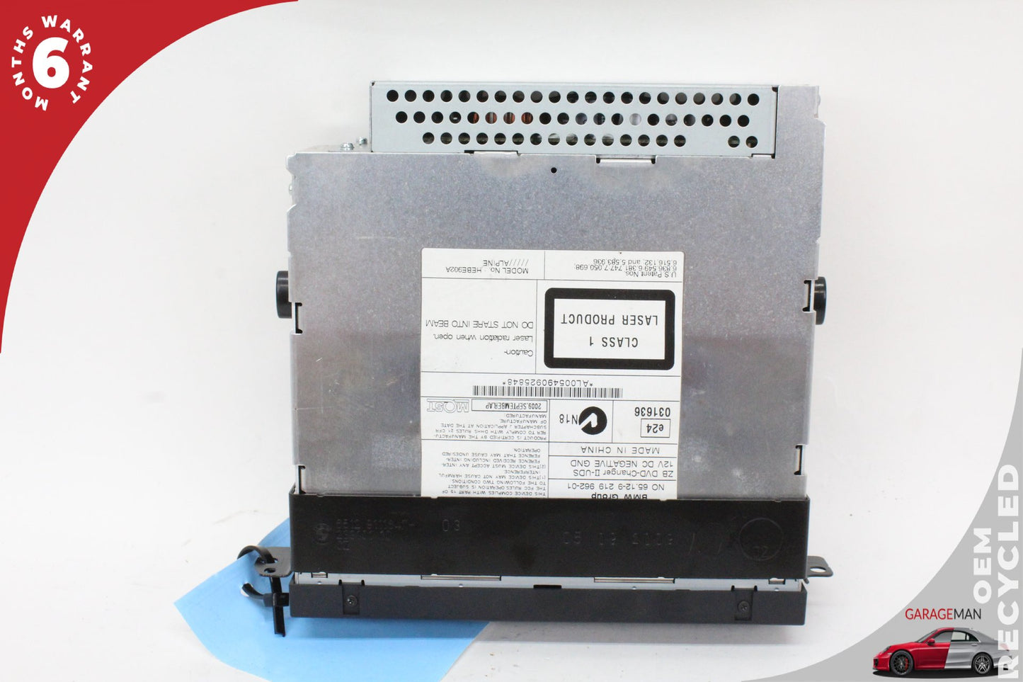 2007-2017 BMW 750i X5 X6 Z4 528i 535i CD DVD Changer 6 Disk Player 9219962 OEM