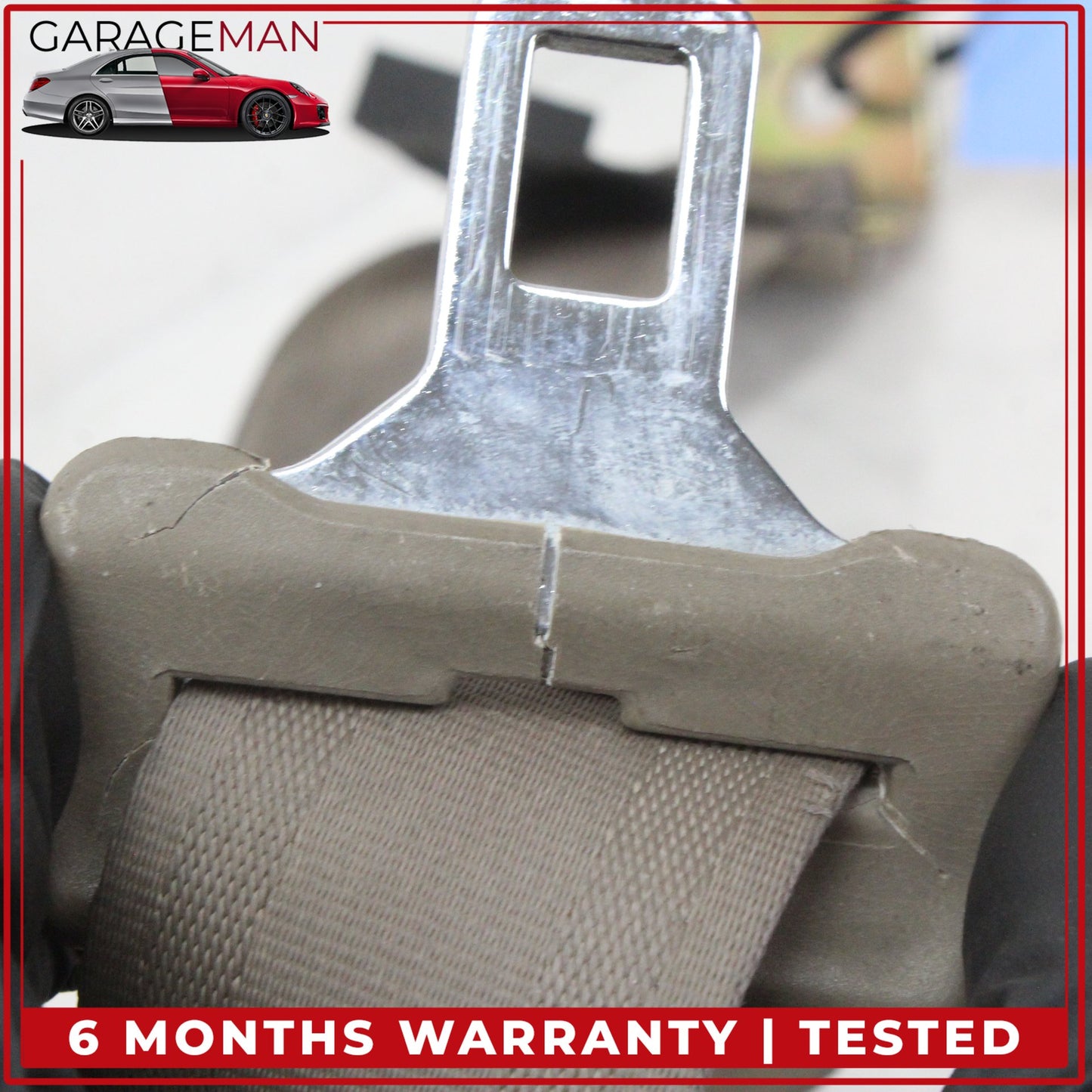 1997-2003 Jaguar XK8 XKR Rear Left or Right Side Seat Belt Retractor Beige OEM