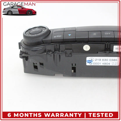 2006-2011 Mercedes W219 CLS500 AC A/C Heater Climate Control Switch Panel OEM