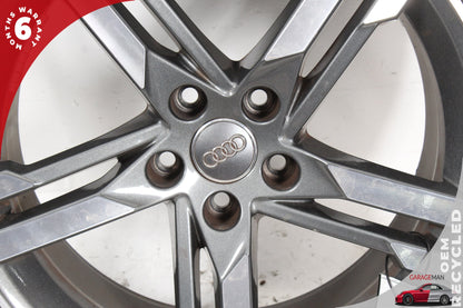 2017-2020 Audi A4 S4 5 Spoke Wheel Rim w/ Michelin Tire 8.0Jx18H2 8W0601025M OEM