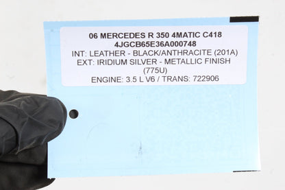 06-10 Mercedes W251 R350 R63 AMG Front Bumper Reinforcement Crash Bar Frame OEM