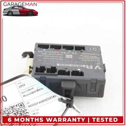 2008-2018 Mercedes W204 C250 Front Right Side Door Control Module 2129006418 OEM