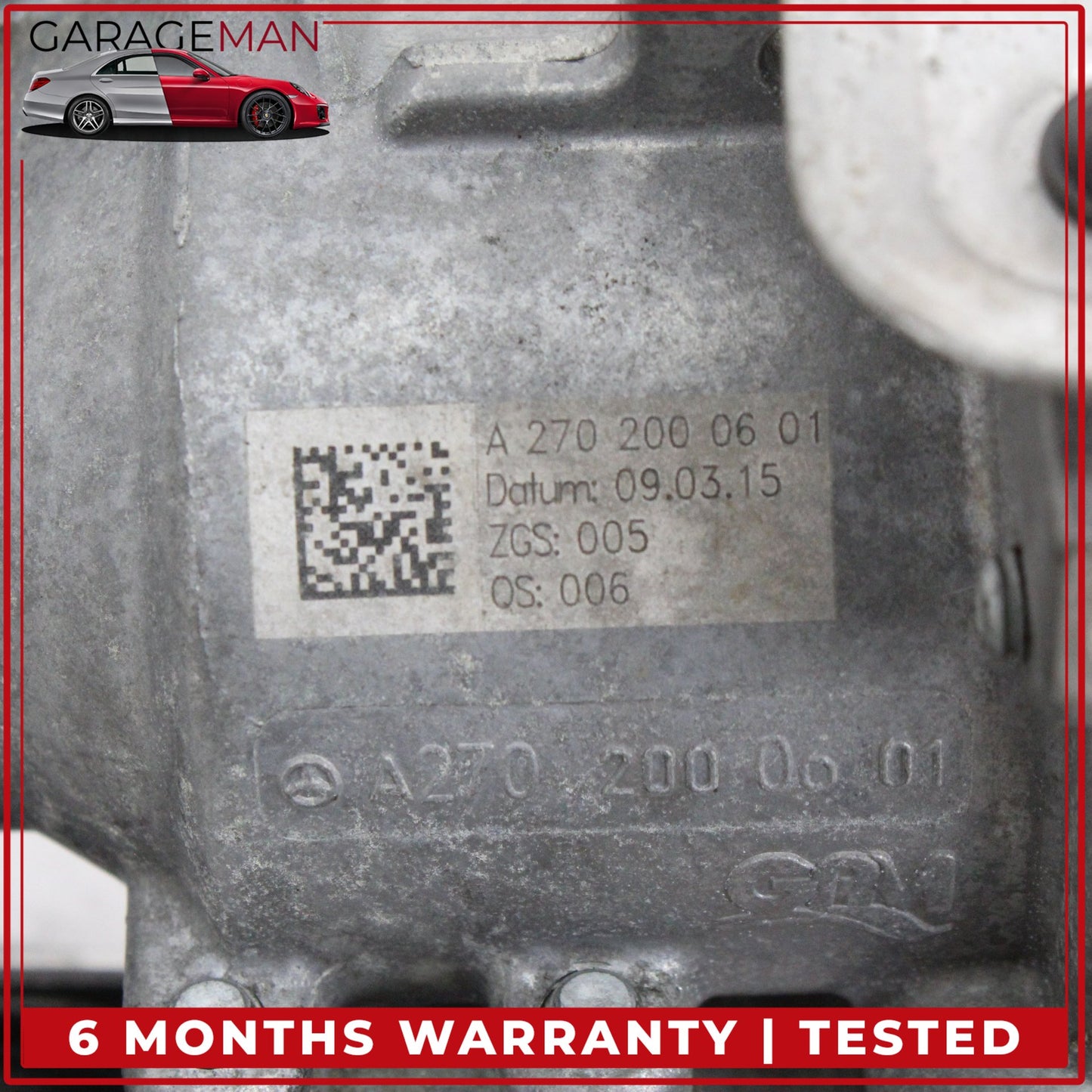 2014-2019 Mercedes W117 CLA250 Engine Coolant Motor Water Pump 2702000601 OEM