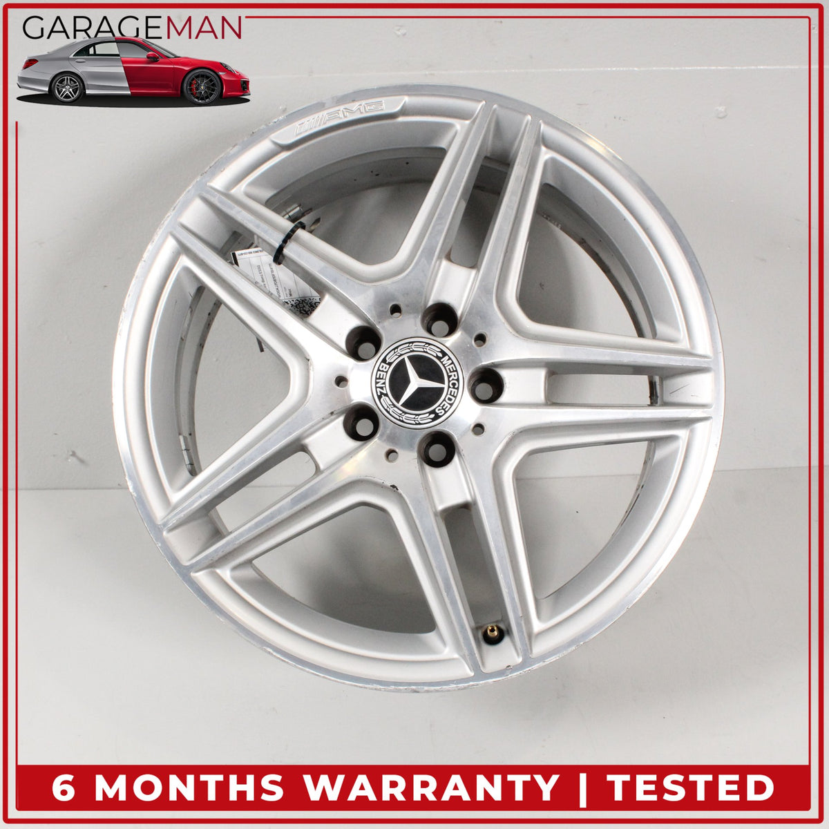 2010-2017 Mercedes C207 E550 Coupe Rear Wheel Rim 8.5JX18H2 ET48 2124013602 OEM