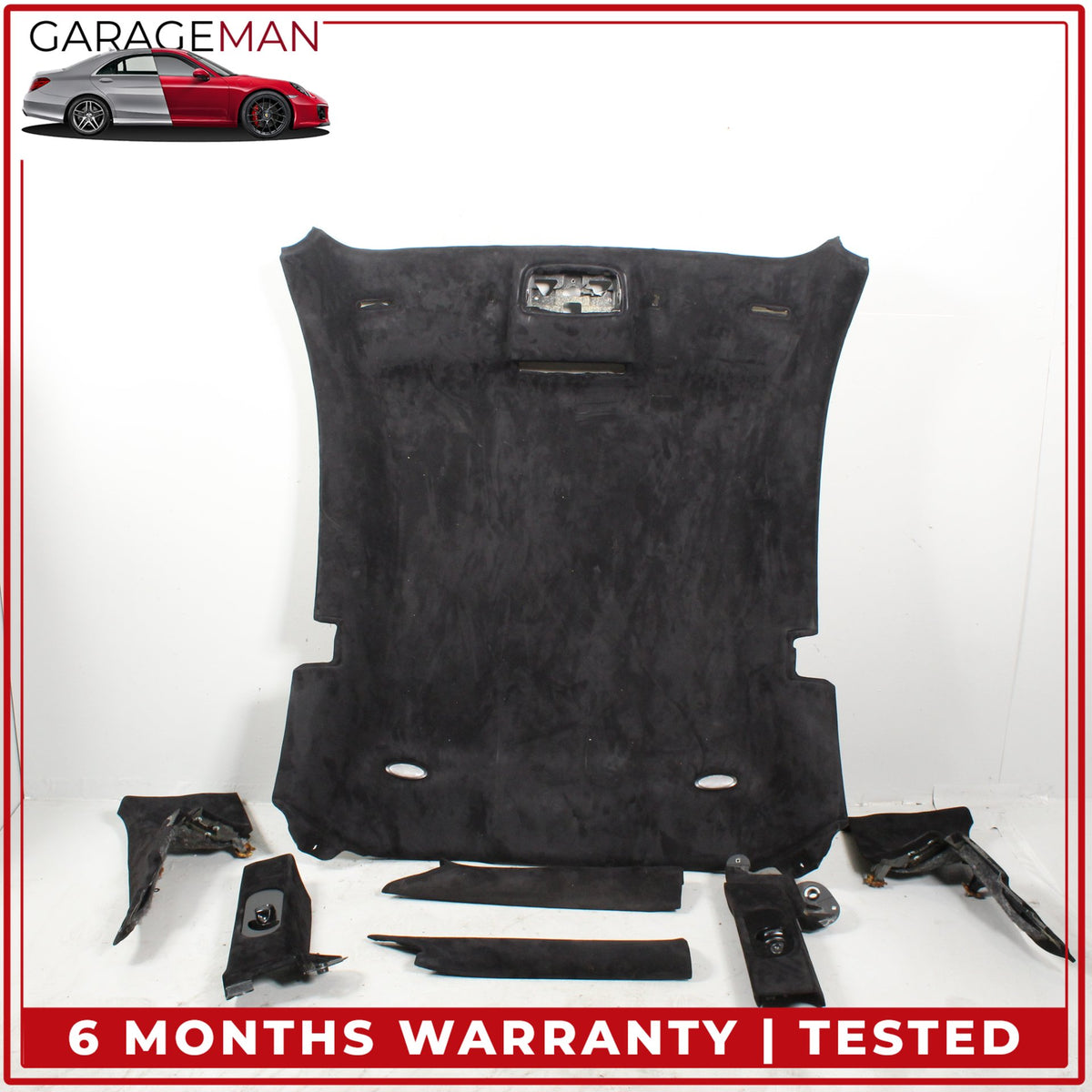 2008-2018 Maserati GranTurismo M145 Roof Headliner Trim w/ A B C Pillar Set OEM