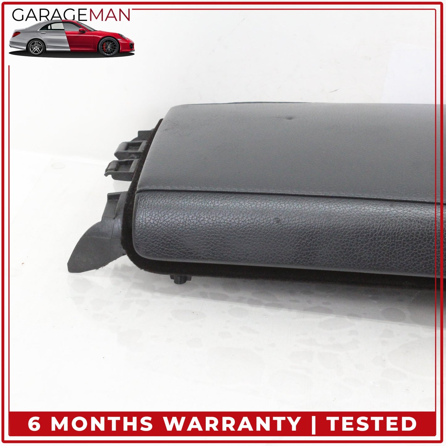 2014-2020 Mercedes W222 S550e Front Center Console Armrest Lid Cover Black OEM