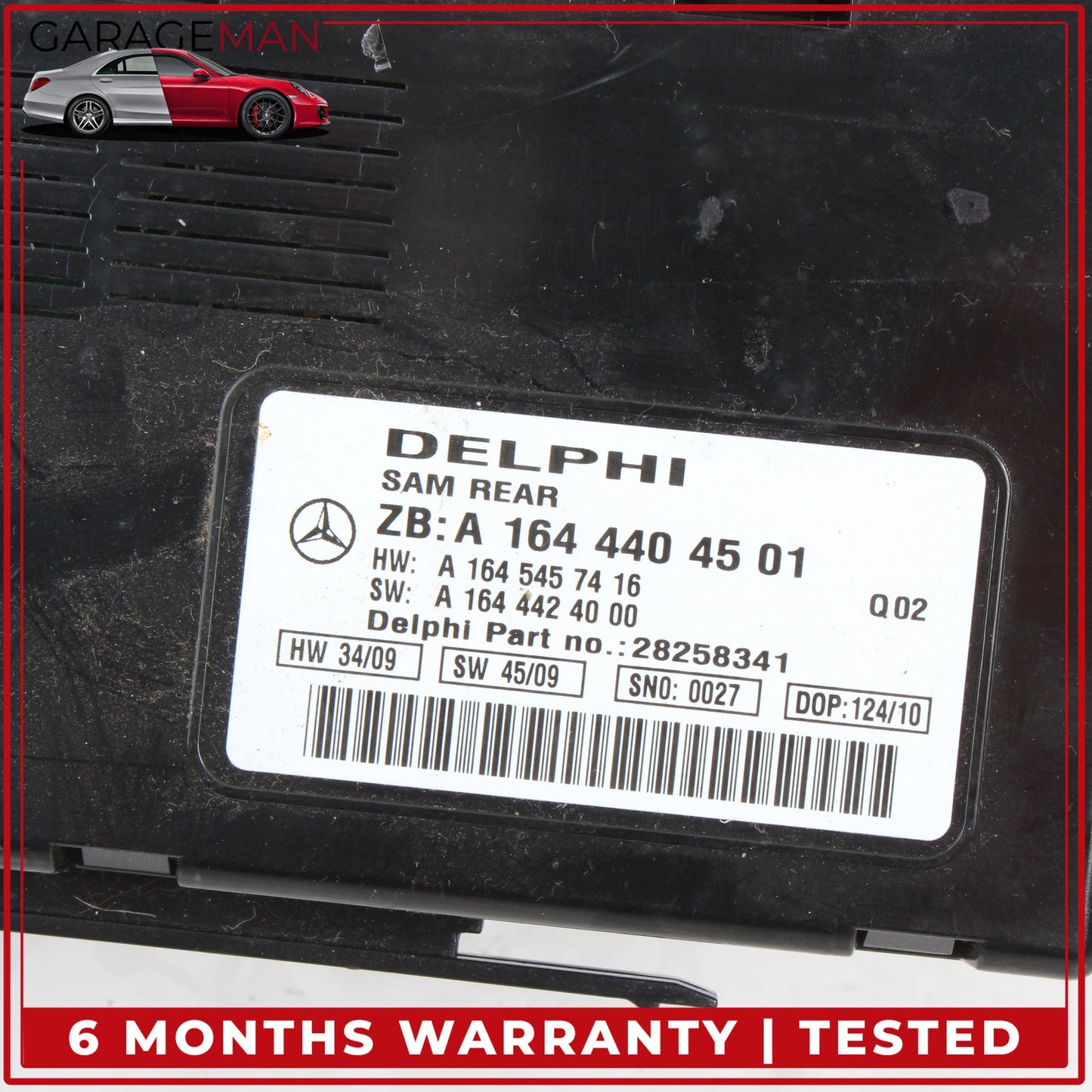 2010-2013 Mercedes W164 ML350 Rear SAM Module Unit Signal Acquisition OEM