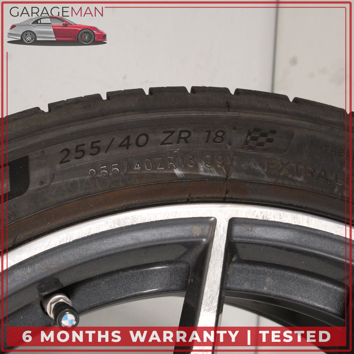 2019-2026 BMW Z4 G29 Styling 770 V-Spoke Rear Wheel Rim w/ Tire 9Jx18 ET28 OEM