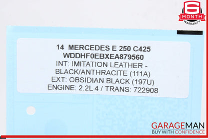 2010-2017 Mercedes-Benz E250 W212 Door Handle 2047602434 OEM