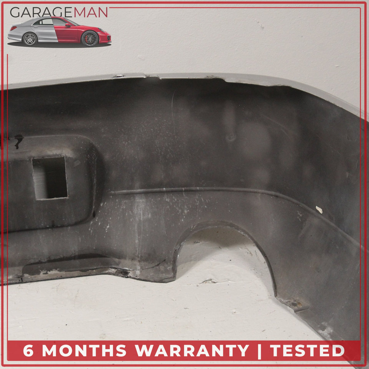 1999-2001 Porsche 911 Carrera 996 Rear Bumper Cover Arctic Silver Metallic OEM