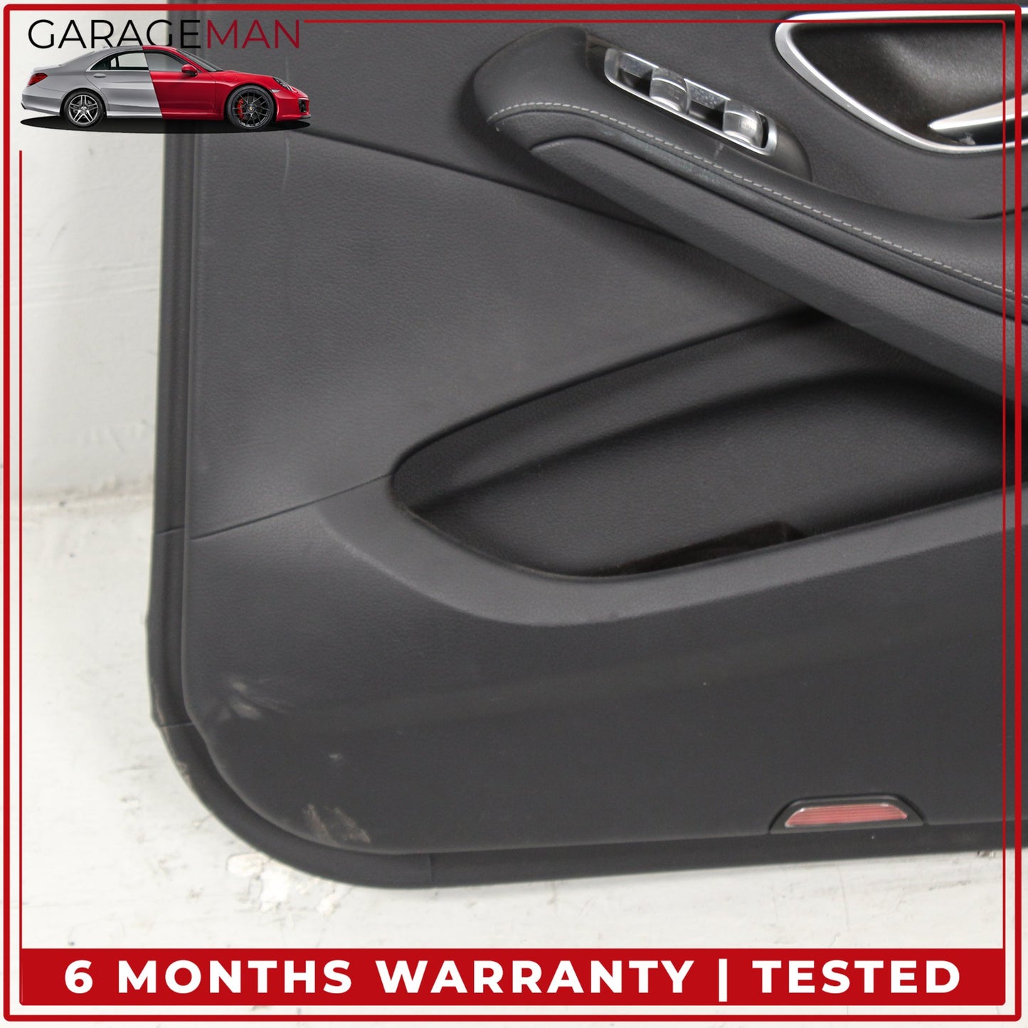2014-2017 Mercedes W222 S550e Rear Right Side Interior Door Trim Panel Black OEM