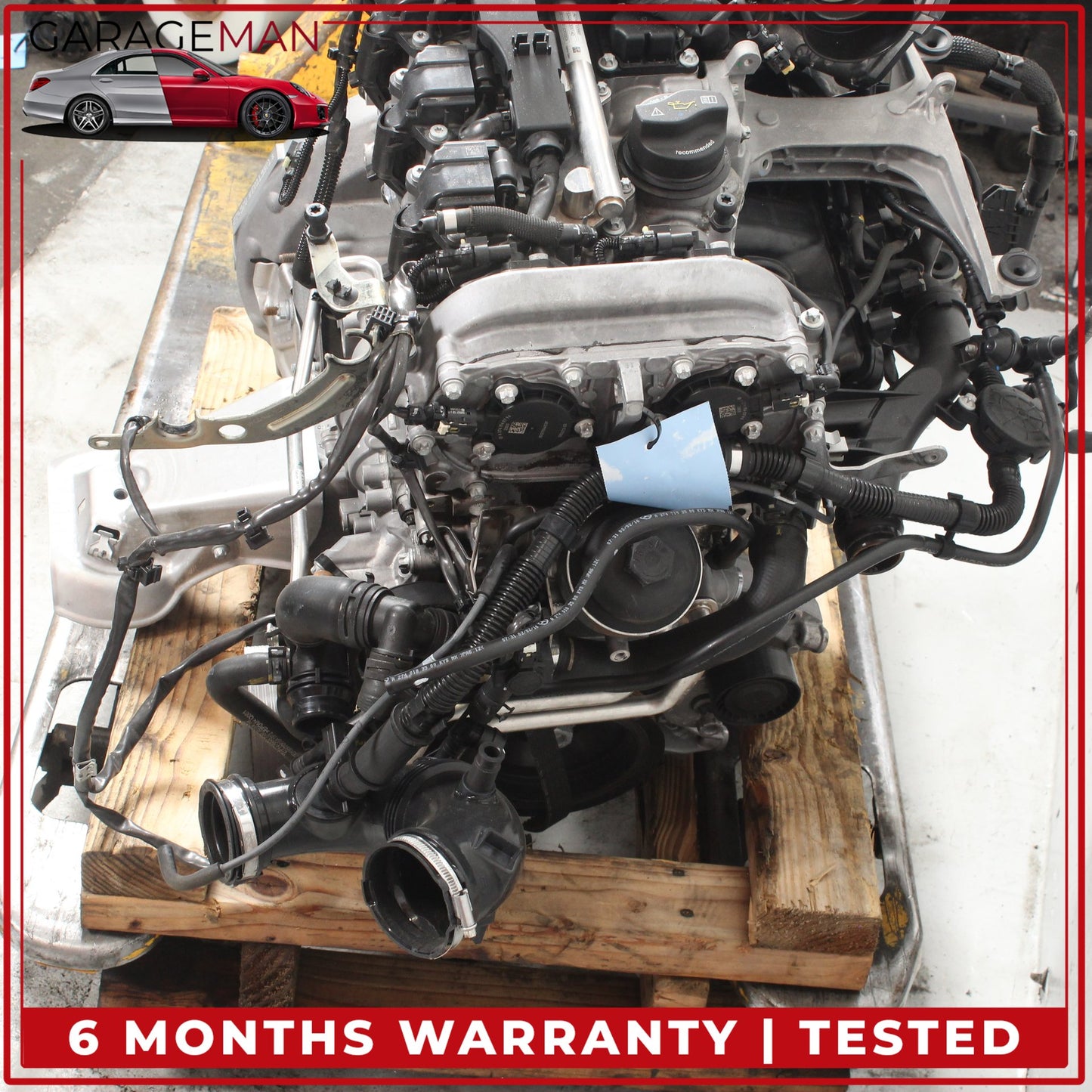 2015-2020 Mercedes W205 C300 SLC300 M274 2.0L Engine Motor Block Assembly OEM