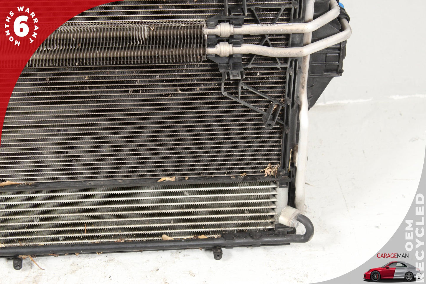 2011-2018 Porsche Cayenne 958 Engine Radiator A/C Condenser Cooler w/ Fan Motor