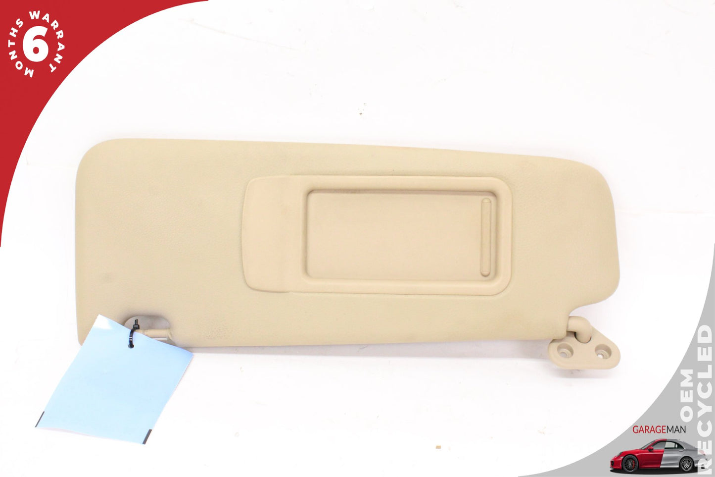 2013-2015 BMW X1 E84 SUV Front Left Driver Side Sun Visor Beige w/ Mirror OEM