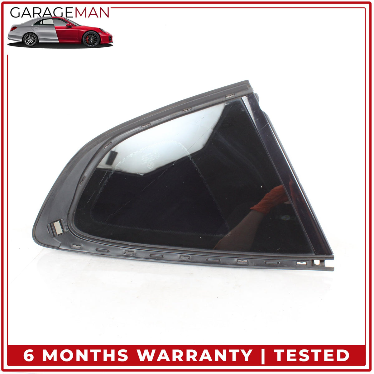 2010-2017 BMW 550i GT F07 Rear Left Driver Side Quarter Window Glass OEM