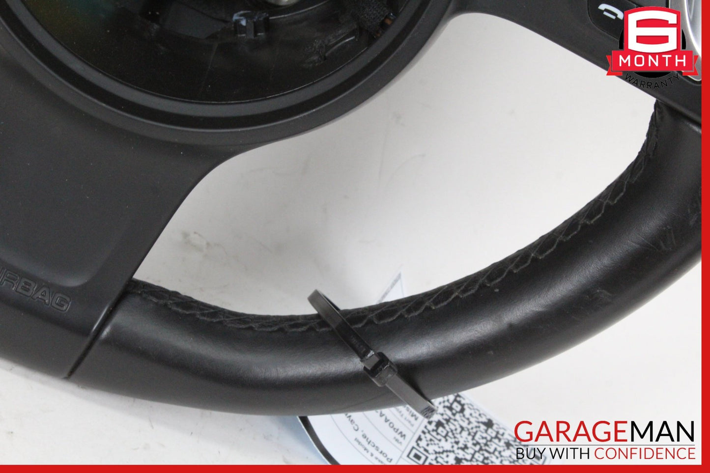 2013-2016 Porsche Cayman 981 Front Left Steering Wheel Black 99134780341 OEM