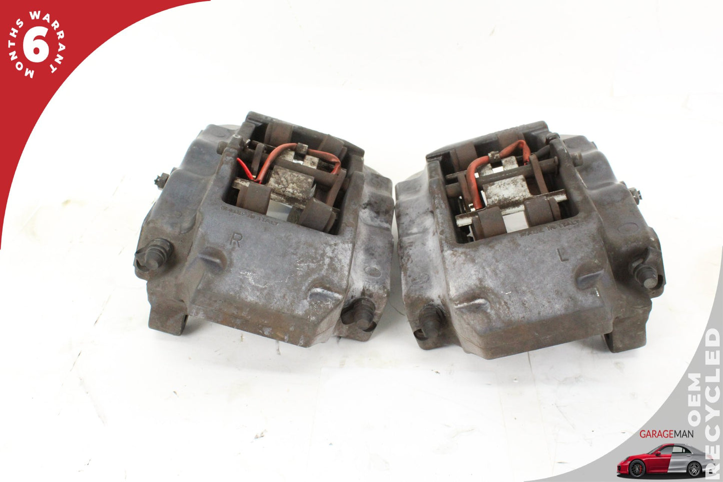 2003-2015 Audi Q7 Rear Left and Right Side Brake Caliper Set 207673043 OEM