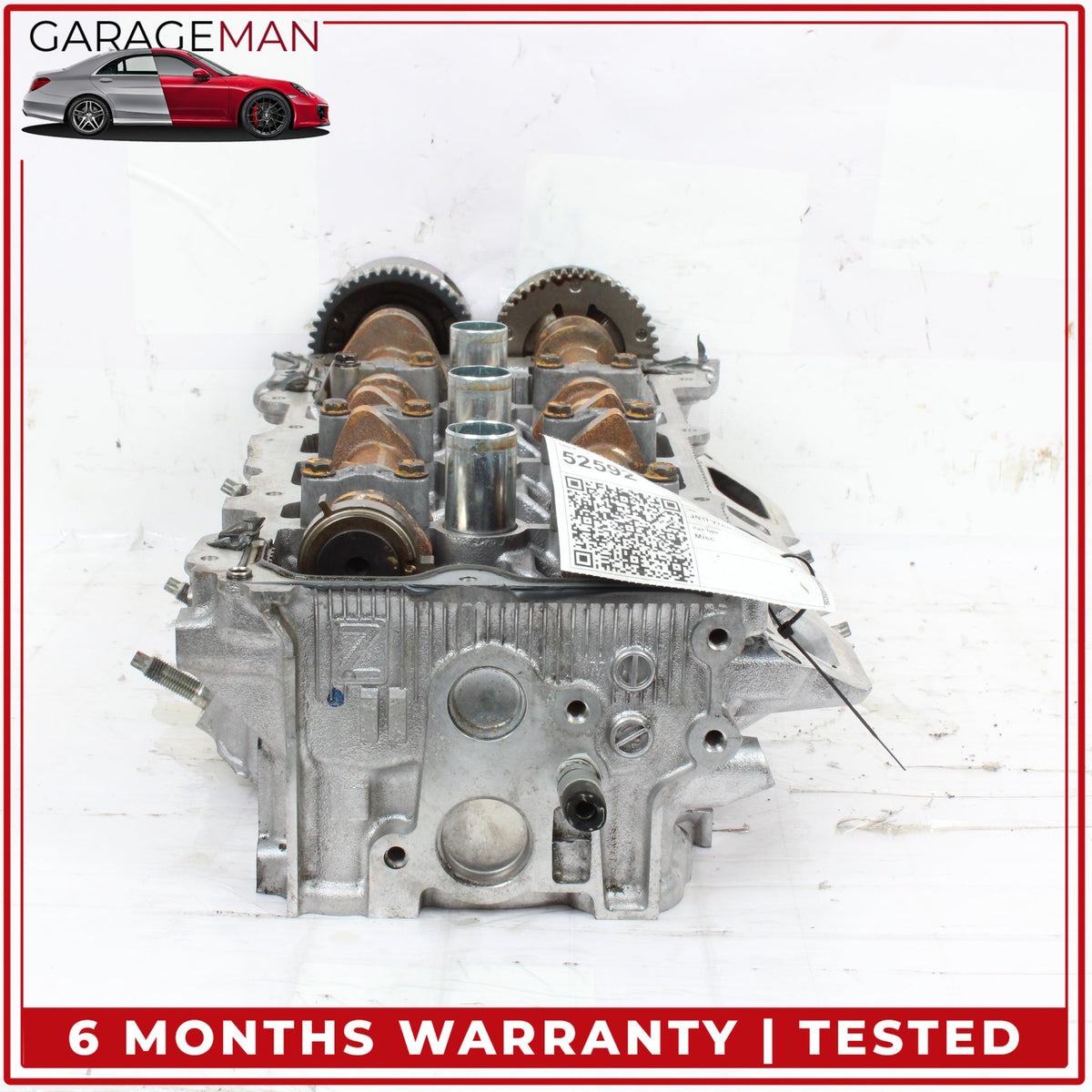 2017-2024 Infiniti Q50 Q60 3.0L V6 Left Driver Side Cylinder Head 110904HK0A OEM