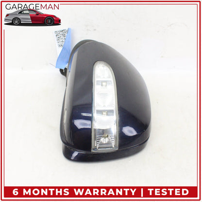 2007-2008 Mercedes X164 GL550 Front Left Side Door Rear View Mirror Blue OEM