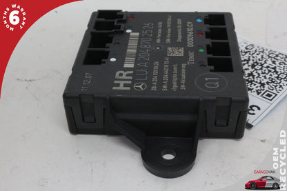 08-14 Mercedes-Benz C300 W204 Right Rear Door Control Module 2048702526 OEM