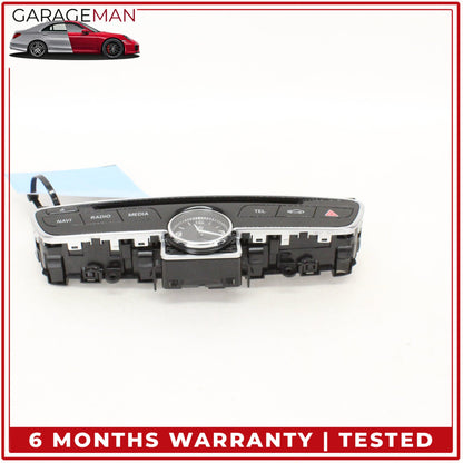 2015-2018 Mercedes W205 C300 Hazard Light Control Switch Panel w/ Clock OEM