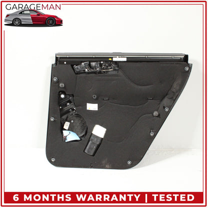 2007-2015 Audi Q7 Rear Left Side Interior Door Trim Panel w/ Sun Shade OEM