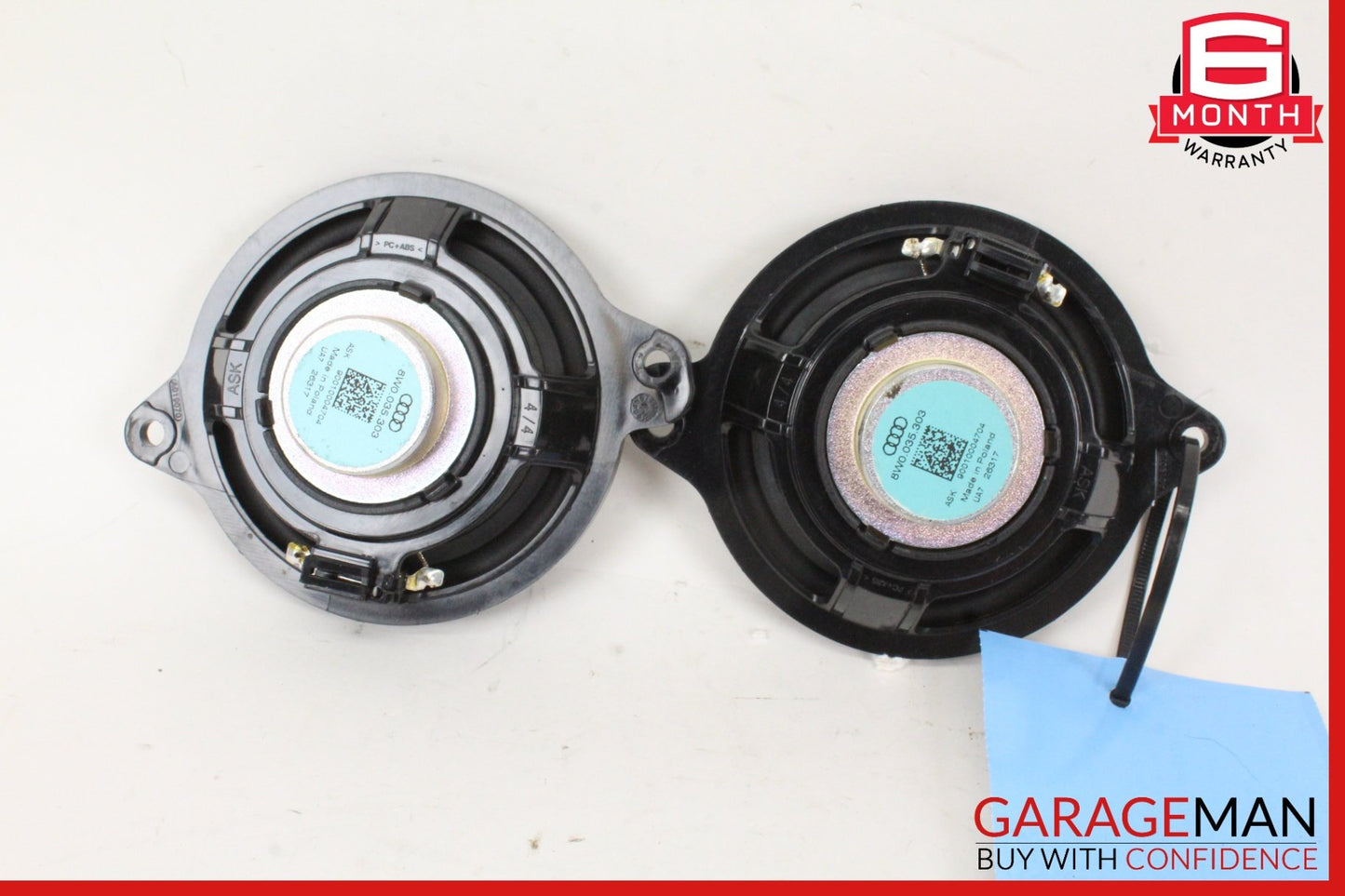 2018-2024 Audi A4 Front Left and Right Mid Range Door Speaker 8W0035303 OEM