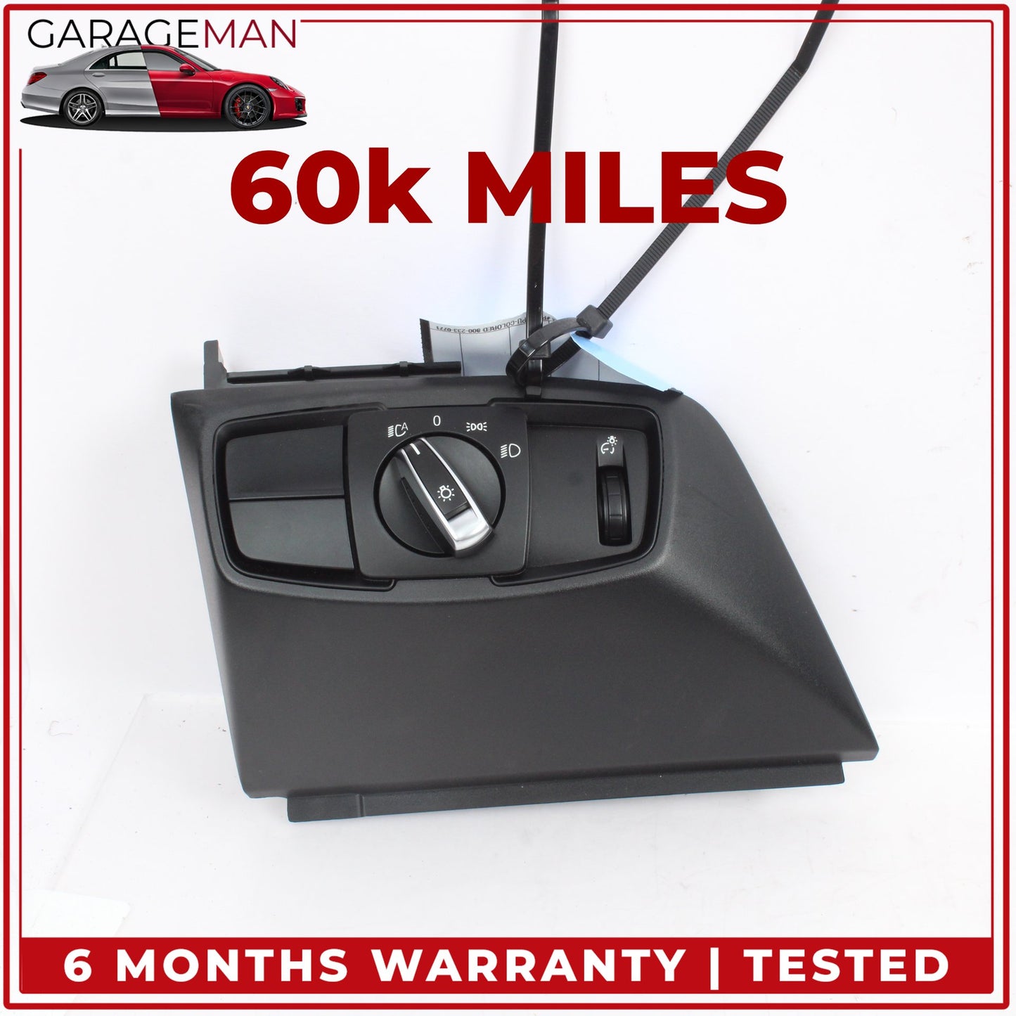 2014-2021 BMW i3 I01 Front Left Side Headlight Control Switch w/ Trim OEM