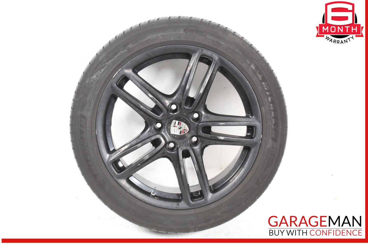 10-16 Porsche Panamera 970 9 x 19 19" Front Wheel Rim w/ Tire 97036215804 OEM