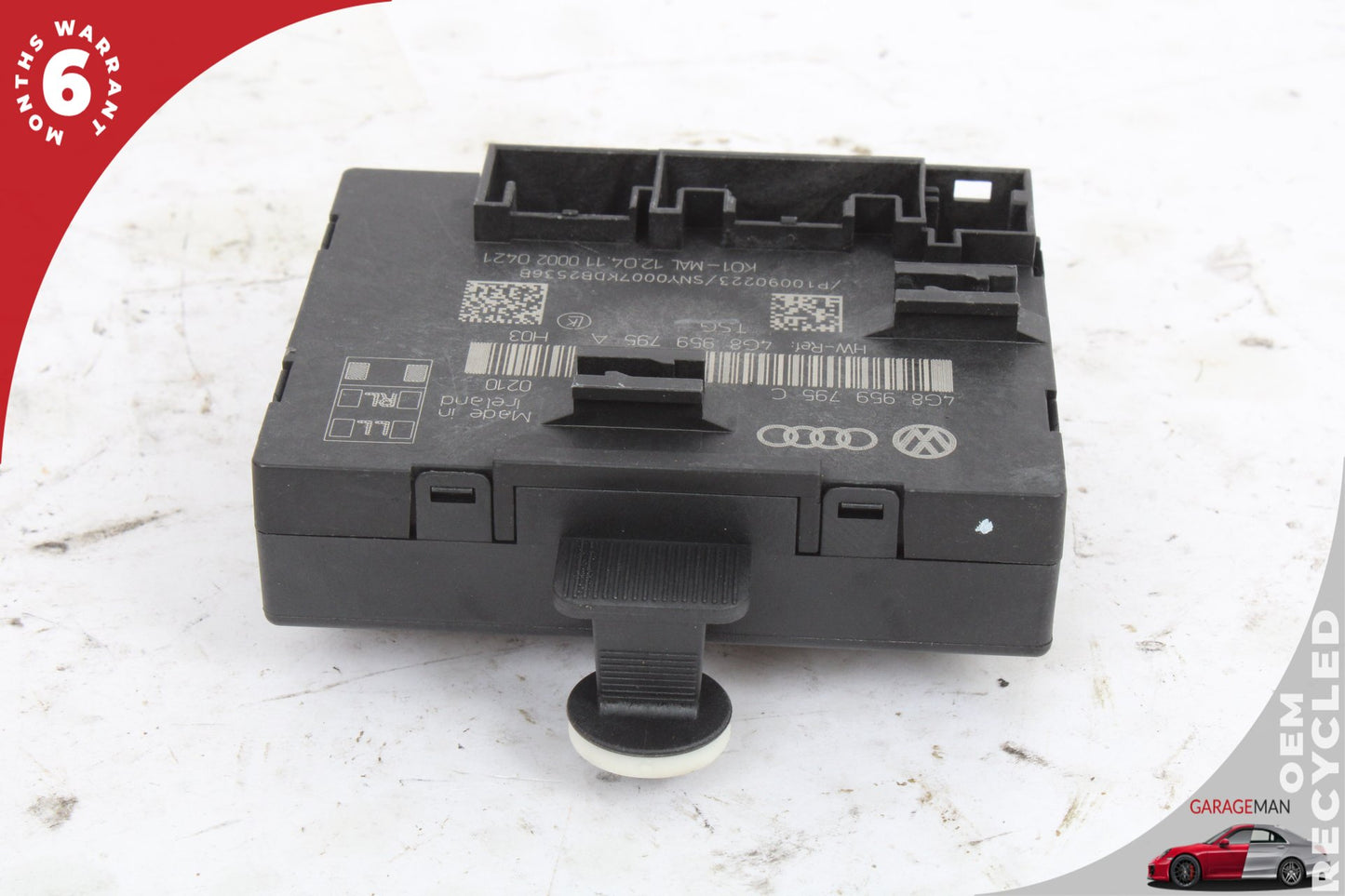 12-18 Audi A6 C7 Sedan Rear Right Door Control Module 4G8959795C Genuine