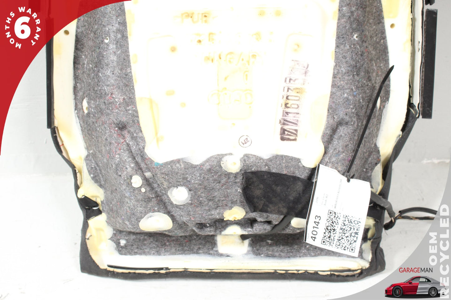 2016 Audi A3 8V Sedan Front Right Lower Bottom Seat Cushion 8V0898522S