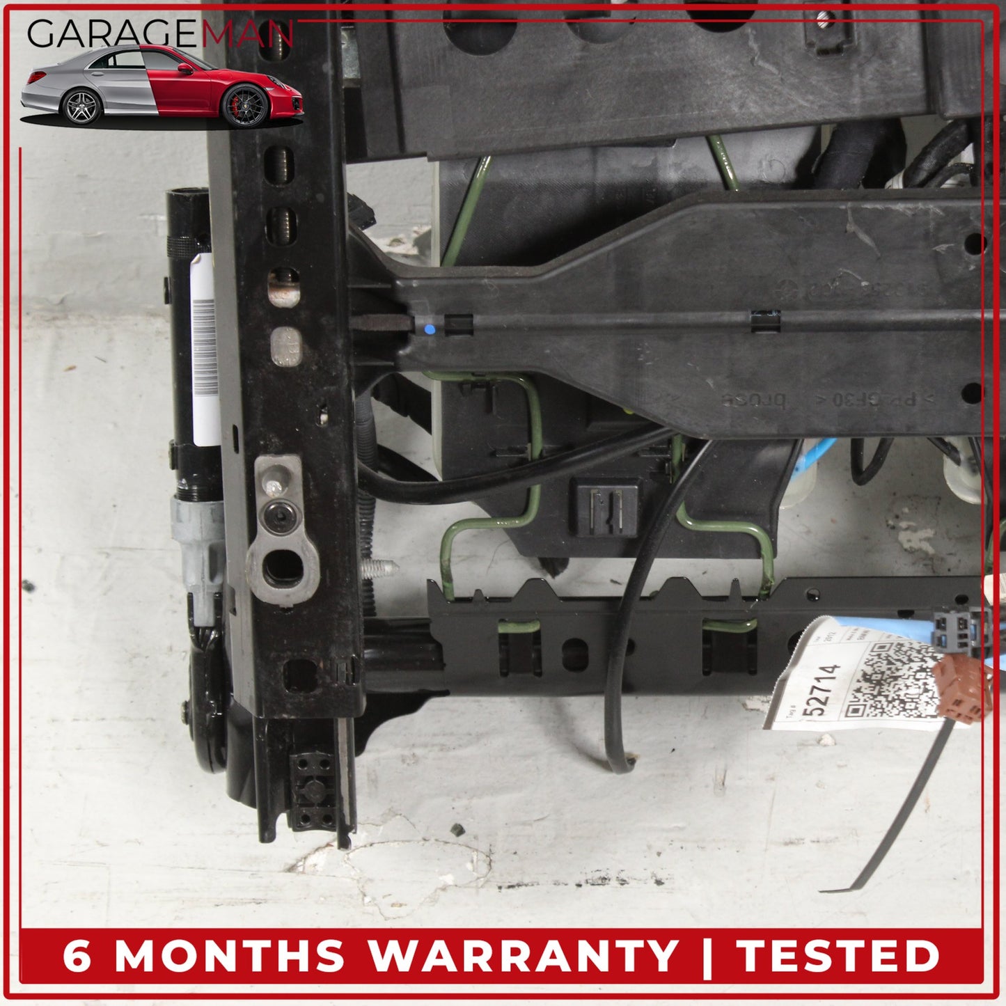 2009-2013 BMW 550i F07 Front Left Side Seat Track Frame Rail w/ Motors OEM