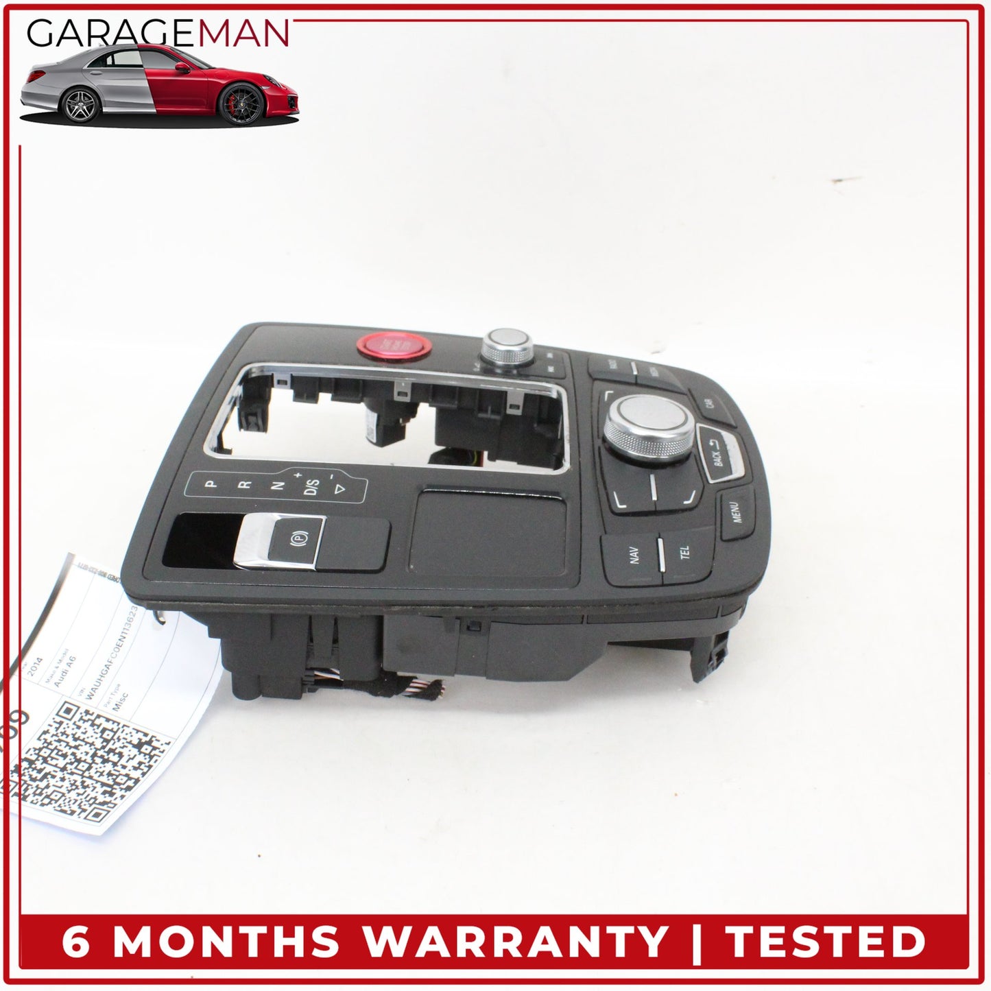 2012-2015 Audi A6 A7 Front Center Console Switches w/ Trim 4G1919610C OEM