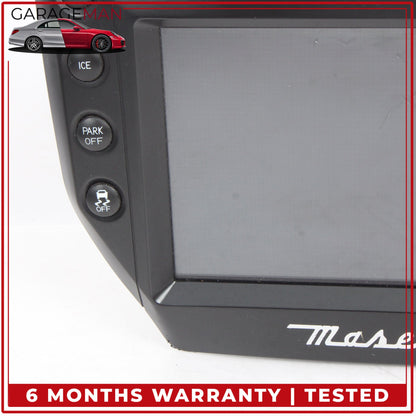 2008-2017 Maserati GranTurismo Dash Display Monitor w/ Traction Control Switch