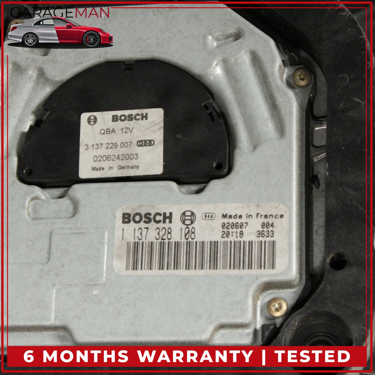 2003-2008 Mercedes R230 SL500 Radiator Core Support Cooling Fan Assembly OEM