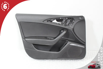 2012-2018 Audi A6 Front Left Driver Side Interior Door Panel 4G1867021 OEM