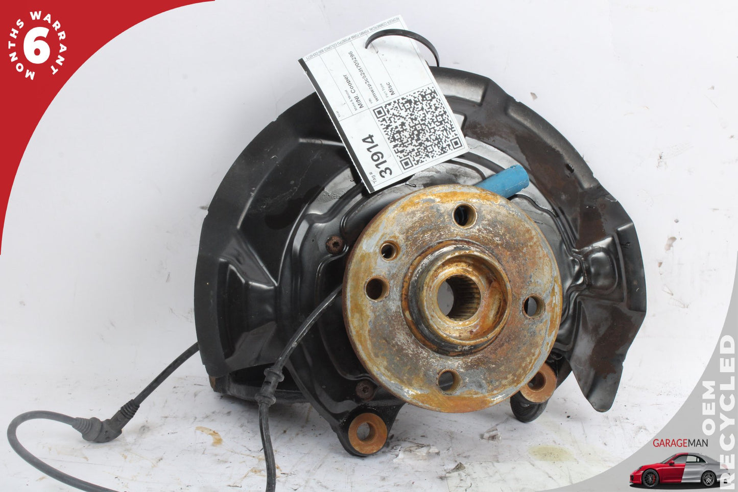 2007-2015 Mini Cooper R56 Front Left Spindle Knuckle Wheel Hub 6779795 OEM