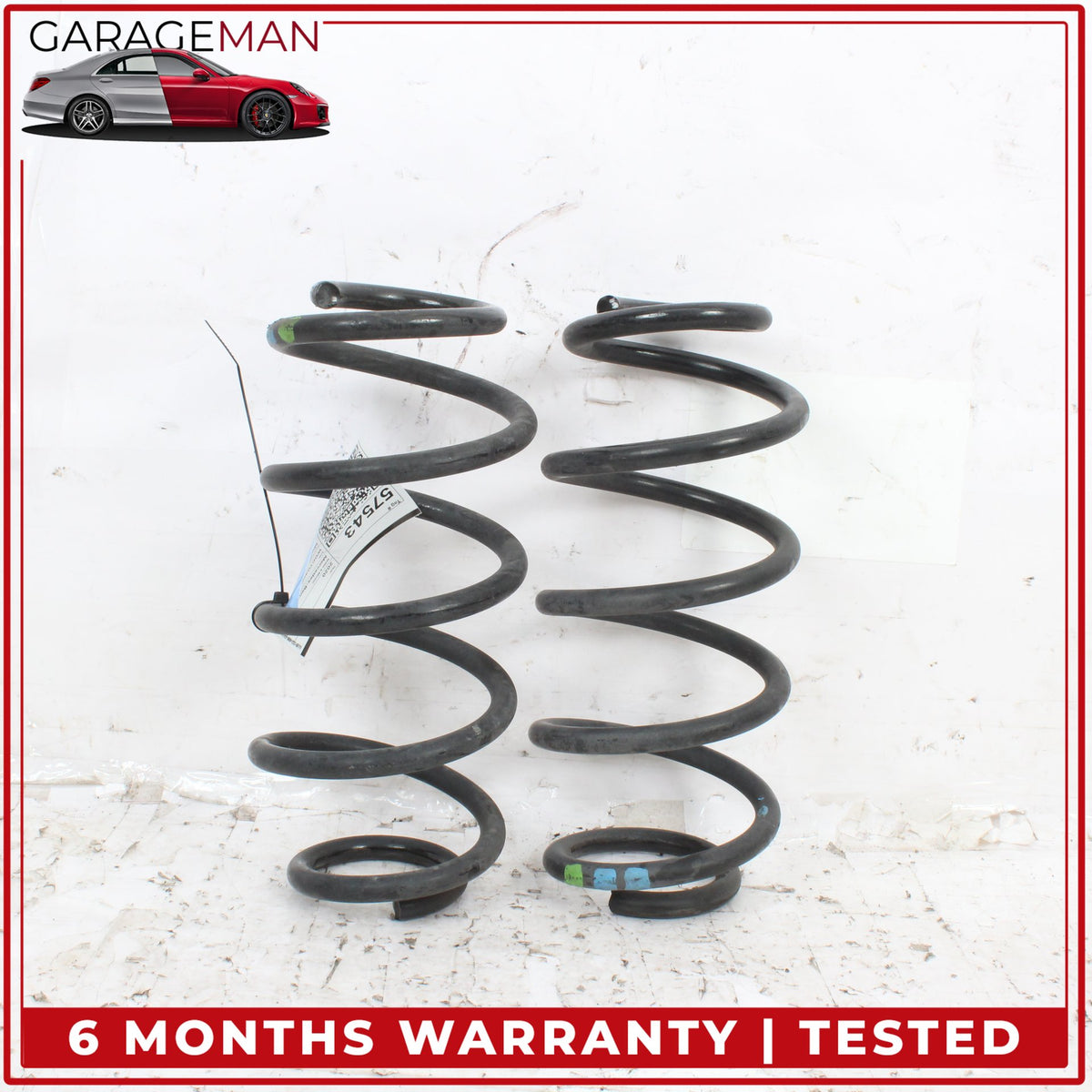 2015-2020 Mercedes X156 GLA250 Rear Left and Right Side Coil Spring Set OEM
